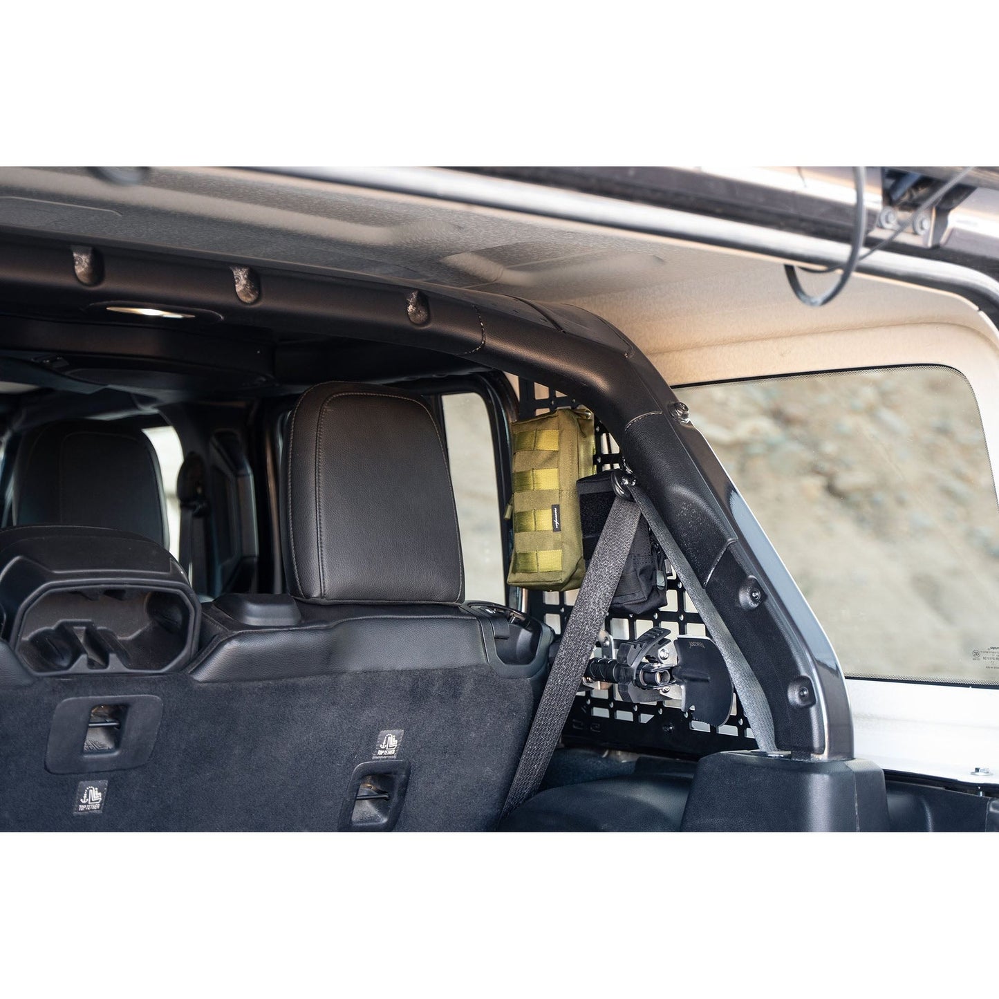 DV8 Off-Road 2018-2023 Jeep Wrangler JL | Rear Window Molle Storage Panels C3| MPJL-01