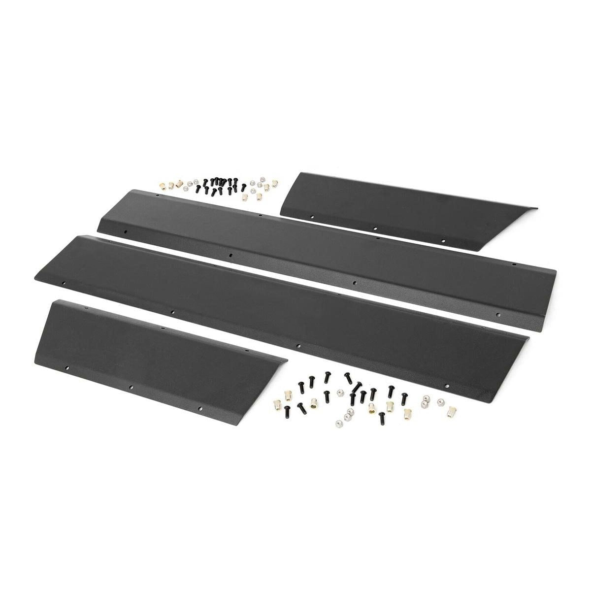 ROUGH COUNTRY Lower Door Armor | 4 Door | Jeep Cherokee XJ 2WD/4WD (1984-2001) | 10582