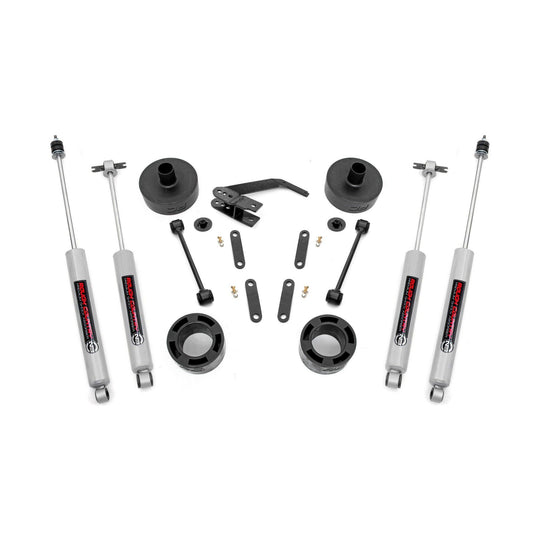 ROUGH COUNTRY 2.5 Inch Lift Kit | Spacers | N3 | Jeep Wrangler JK/Wrangler Unlimited  (07-18) | 65730