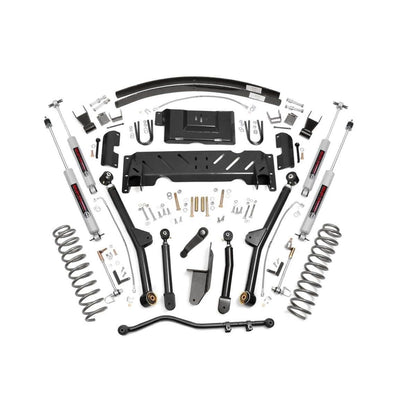 ROUGH COUNTRY 4.5 Inch Lift Kit | Long Arm | AAL | NP242 | Jeep Cherokee XJ 4WD (1984-2001) | 61622
