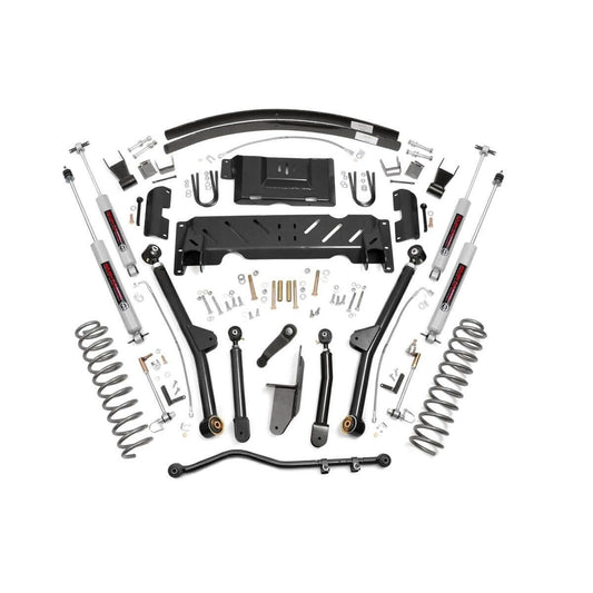 ROUGH COUNTRY 4.5 Inch Lift Kit | Long Arm | AAL | NP242 | Jeep Cherokee XJ 4WD (1984-2001) | 61622