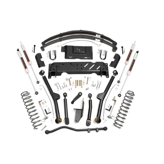 ROUGH COUNTRY 4.5 Inch Lift Kit | Long Arm | RR Leafs | M1 | Jeep Cherokee XJ 4WD (84-01) | 68640