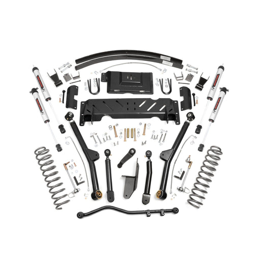ROUGH COUNTRY 4.5 Inch Lift Kit | Long Arm | RR AAL | NP231 | V2 | Jeep Cherokee XJ (84-01) | 68970