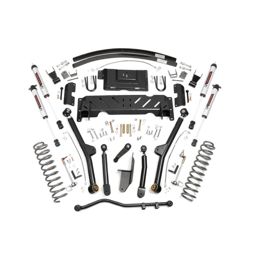 ROUGH COUNTRY 4.5 Inch Lift Kit | Long Arm | AAL | NP242 | V2 | Jeep Cherokee XJ 4WD (84-01) | 61670