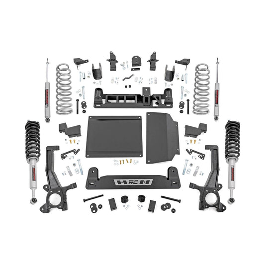 Rough Country Without Auto Adjusting Headlights 6 Inch Lift Kit I 71231_A
