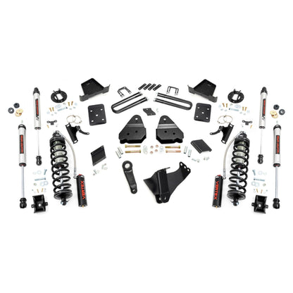 Rough Country V2 Monotube Shocks 4.5 Inch Coilover Conversion Lift Kit I 56358
