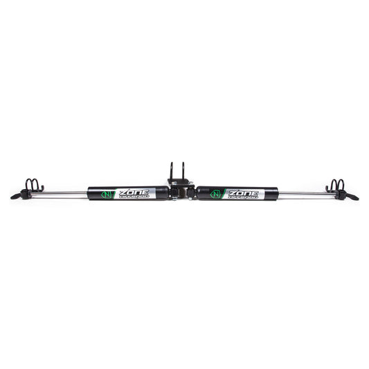 Zone Offroad Dual Steering Stabilizer Kit w/ Shocks   I ZON7451