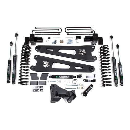 Zone Offroad 4 Inch Lift Kit w/ Radius Arm Diesel  I ZONF109N