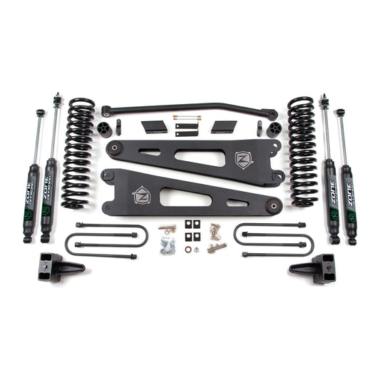 Zone Offroad 4 Inch Lift Kit w/ Radius Arm Gas  I ZONF24N