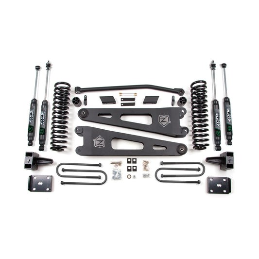 Zone Offroad 4 Inch Lift Kit w/ Radius Arm Gas  I ZONF28N