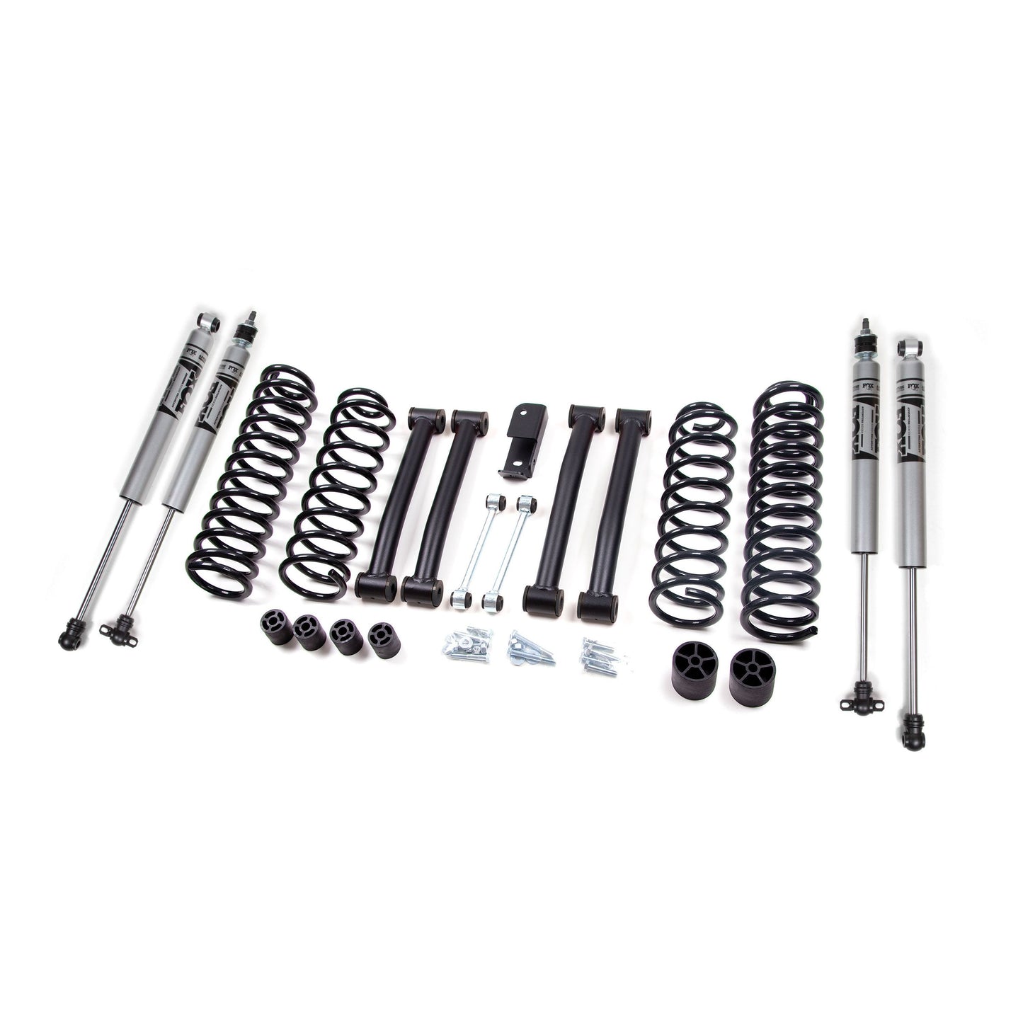 ZONE OFFROAD 4 Inch Lift Kit Jeep Grand Cherokee ZJ (93-98) I ZONJ16F suspension components and installation parts.