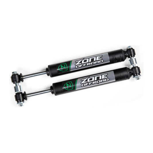Zone Offroad Dual Steering Stabilizer Kit with Shocks   I ZON7250