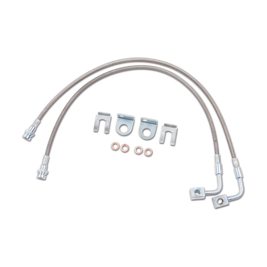 Zone Offroad Front Brake Lines Jeep Wrangler JK (07-18)  I ZONJ5403