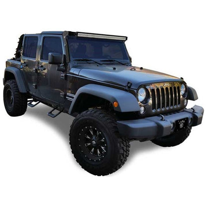 CARR Hoop II - Black Matte Textured (Pair) for 2007-2018 Jeep Wrangler JK