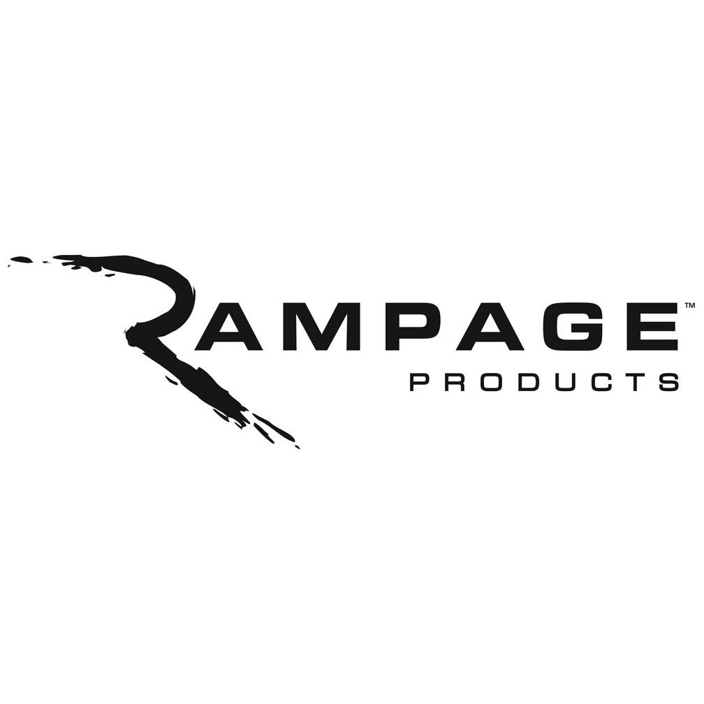 Rampage Complete Frameless Sailcloth Trail Top (Black Diamond) For 07+ Jeep Wrangler JK 4 Door Models