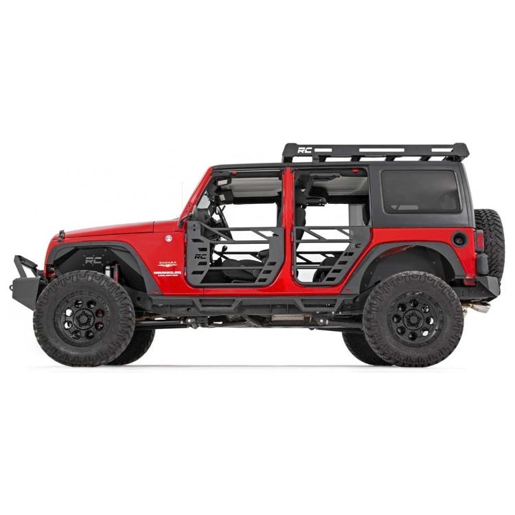 Rough Country Jeep Roof Rack System - Without LED Lights - (07-18 JKU)