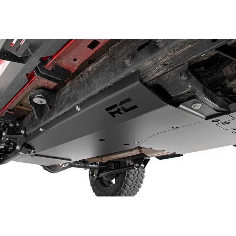 Rough Country Jeep Engine + Transfer Case + Gas Tank Skid Plate System (18-C JL Unlimited - 3.6L)