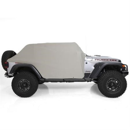 Smittybilt Water-Resistant Cab Cover with Door Flaps (Gray) For 18+ Jeep Wrangler JL 4 Door Models
