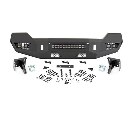 Rough Country Heavy-Duty Front LED Bumper (13-18 RAM 1500) RCS10774