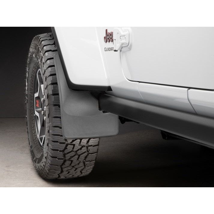 WeatherTech MudFlaps (Front-Rear) for 21-C Jeep Gladiator JT (Rubicon) 110100-120112