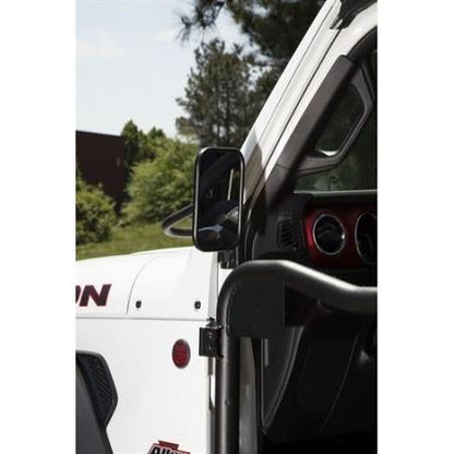 Rugged Ridge Rectangular Trail Mirrors (Pair) for 2018-C Jeep Wrangler JL+JT
