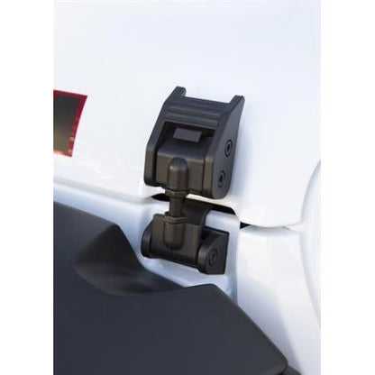 Rugged Ridge Hood Catch Kit (Textured BlacK) 2018-C Jeep Wrangler JL-JLU - Gladiator JT 11210.27