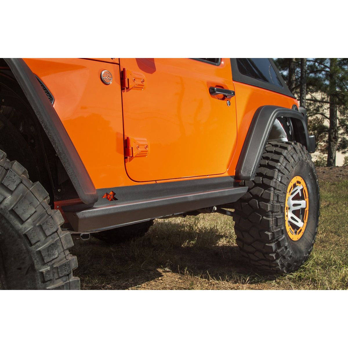 Rugged Ridge XHD Rock Sliders (Black) for 2018-C JL 2 Door Models 11504.33