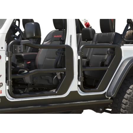 Rugged Ridge Fortis Rear Tube Doors for 18-C Jeep JL - 2020 JT 11509.14