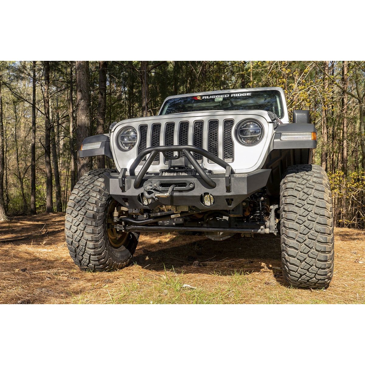 Rugged Ridge Fortis HD Bumper - Stubby (Front) for 07-C JK - JL - Gladiator JT 11540.32