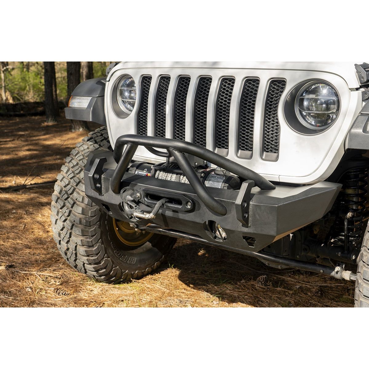 Rugged Ridge Fortis HD Bumper - Stubby (Front) for 07-C JK - JL - Gladiator JT 11540.32