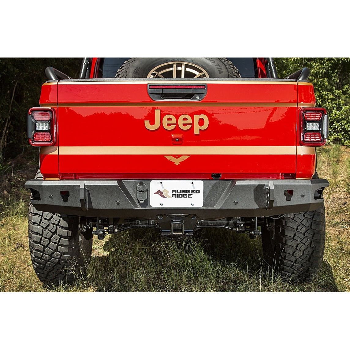 Rugged Ridge HD Rear Bumper for 2020-C Jeep Gladiator JT 11540.37