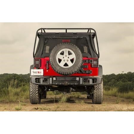 Rugged Ridge Spartacus Bumper, Rear, Black for 07-18 Jeep Wrangler JK 2 and 4 Door Models 11544.51