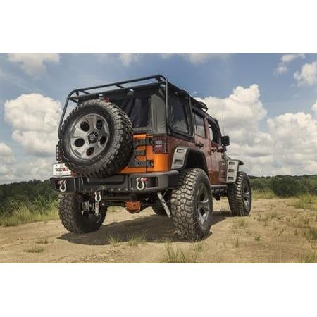 Rugged Ridge Spartacus Bumper, Rear, Black for 07-18 Jeep Wrangler JK 2 and 4 Door Models 11544.51