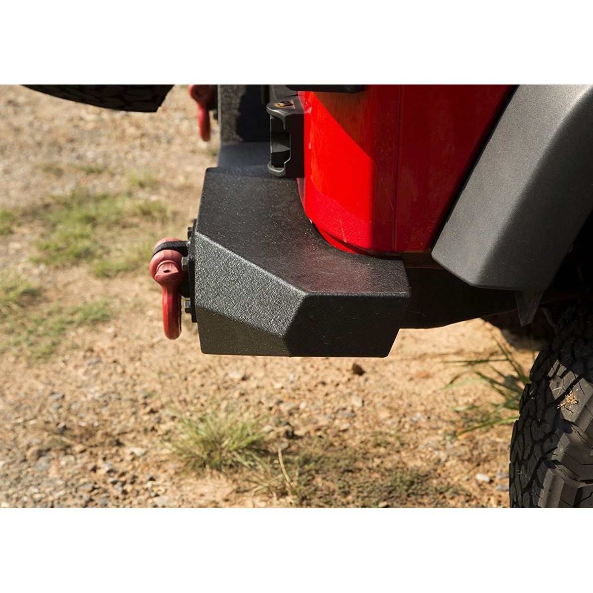 Rugged Ridge Bumper Spartan Rear, Full Width for 07-18 Jeep Wrangler JK 11548.2