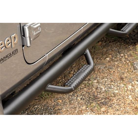 Rugged Ridge (Black) Spartan Nerf Bars for 2018-C Jeep Wrangler JL Unlimited 4 Door Models 11596.04