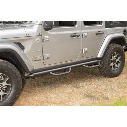 Rugged Ridge (Black) Spartan Nerf Bars for 2018-C Jeep Wrangler JL Unlimited 4 Door Models 11596.04