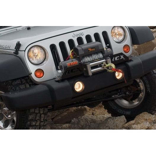 Rough Country Winch Mounting Plate - Factory Bumper for 2007-2018 Jeep  Wrangler JK