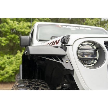 Rugged Ridge Chop Brackets, Front Fender for 18-C Jeep Wrangler JL Sahara 11640.91