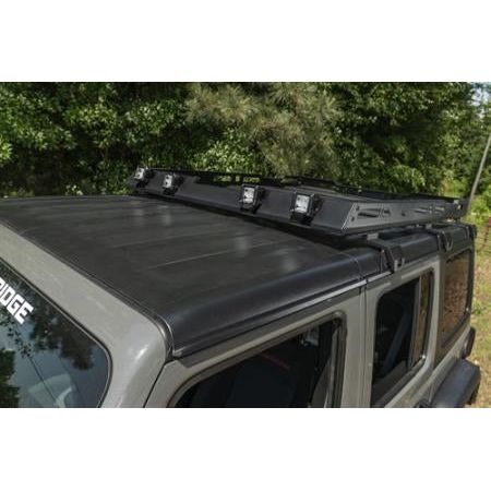 Rugged Ridge Roof Rack with Basket for 18-C Jeep Wrangler JL 4 Door Models 11703.04