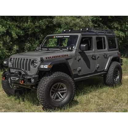 Rugged Ridge Roof Rack with Basket for 18-C Jeep Wrangler JL  2 Door Models & Gladiator JT 11703.05