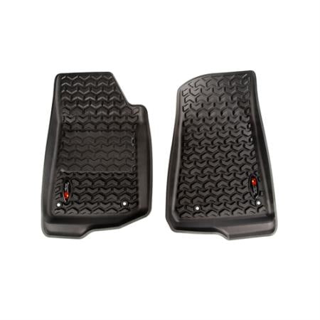 Rugged Ridge Floor Liner Kit (Black) Front and Rear 18-C Jeep Wrangler JL, 2 Door 12987.43