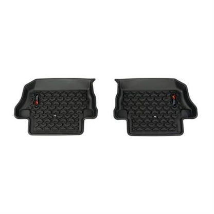 Rugged Ridge Floor Liner Kit (Black) Front and Rear 18-C Jeep Wrangler JL, 2 Door 12987.43