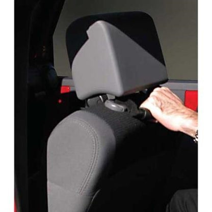 Rugged Ridge Rear Seat Grab Handles Black For 07-18 Jeep Wrangler JK 2 Door and 4 Door Models 13305.1