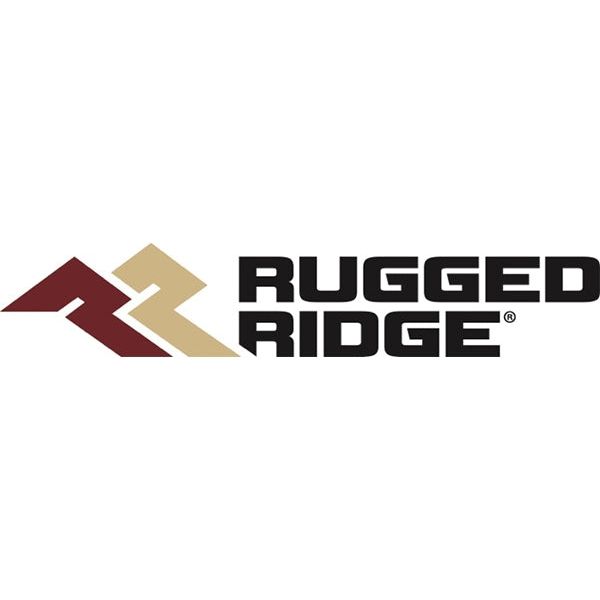 Rugged Ridge Grab Strap, Rear, Dual, Black (Black)