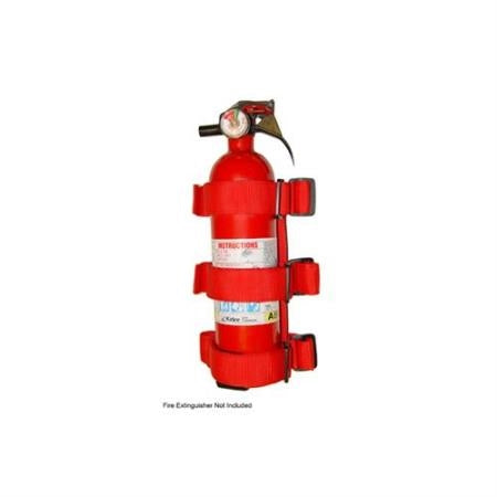 Rugged Ridge Fire Extinguisher Holder (Red) 13305.2