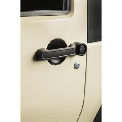 Rugged Ridge Elite Door Handle Inserts, Black for 07-18 Jeep Wrangler JKU, 4 Door 13311.43