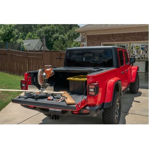 Rugged Ridge Armis Hard Folding Tonneau Cover for 2020 JT with-without Trail Rail Cargo System 13550.24