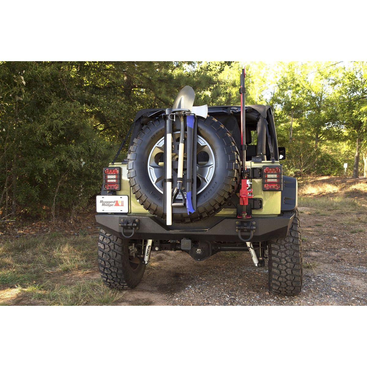 Rugged Ridge Spare Tire Tool Rack System for Universal Applications 13551.63