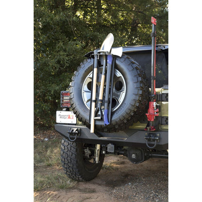 Rugged Ridge Spare Tire Tool Rack System for Universal Applications 13551.63