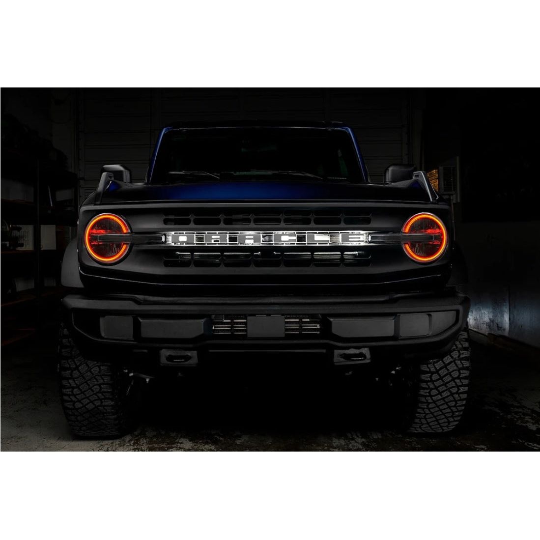 ORACLE Lighting ColorSHIFT RGB+W Headlight DRL Upgrade with Simple Controller for 2021-C Ford Bronco 1468-504